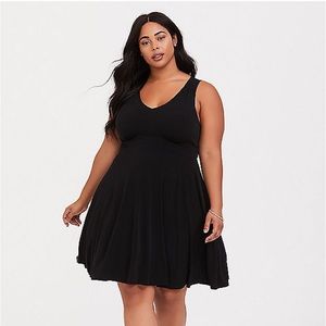Torrid Black Skater Dress 1
